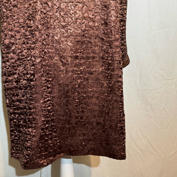 Magic scarf company // brown textured longline blazer jacket size xl-2x - Picture 6 of 8